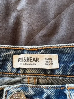 High waist jeans shorts