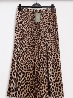 H&M leopard skirt str. L