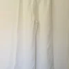 H&M linen blend spodnie pants szerokie nogawki lniane len viscose