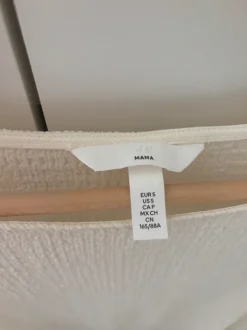 HM mama, ljusgul blus