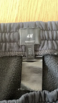 H&M Sweatshorts – Str. L – Sorte