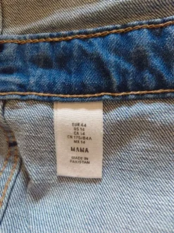 Hängselbyxor (gravidjeans / mammabyxor)