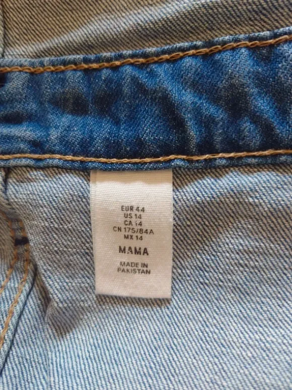 Hängselbyxor (gravidjeans / mammabyxor)