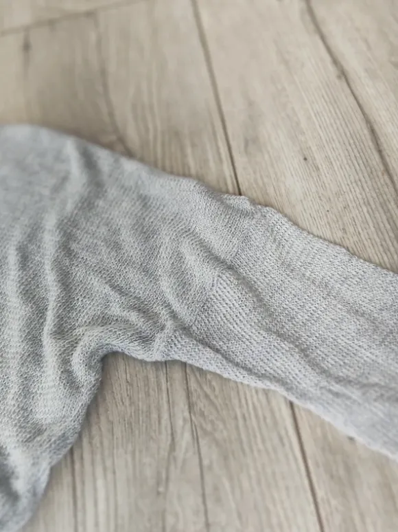 Hollister Bluzka Ażurowa Asymetryczna High-Low XS/S Oversize
