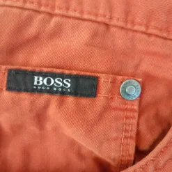 Hugo Boss Orange Jeansy Chino W36 Pomarańczowe Premium Casual Straight Fit