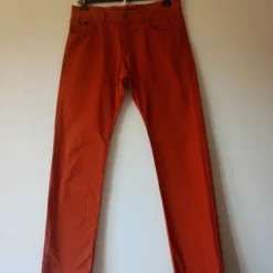 Hugo Boss Orange Jeansy Chino W36 Pomarańczowe Premium Casual Straight Fit
