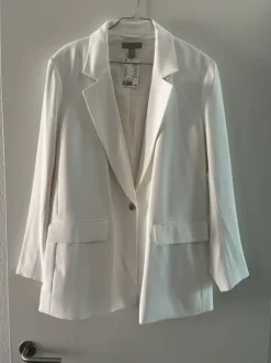 Hvid blazer