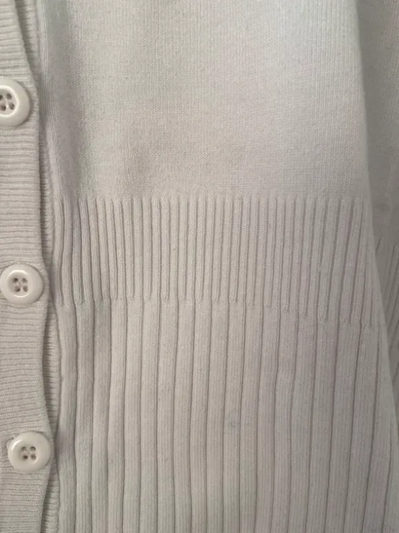 Hvid cardigan