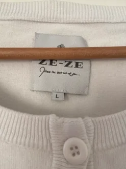 Hvid cardigan