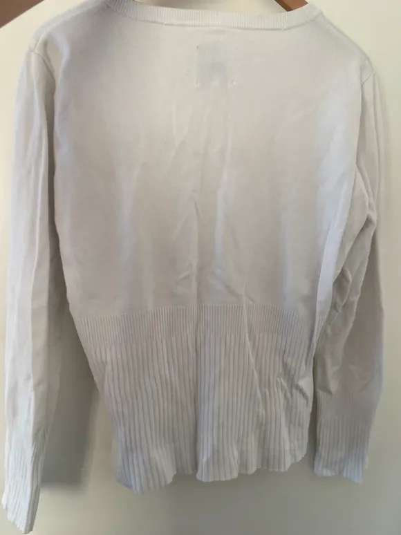 Hvid cardigan