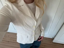 Hvid sommerjakke