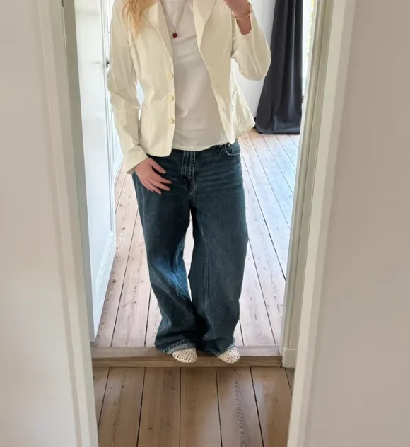 Hvid sommerjakke