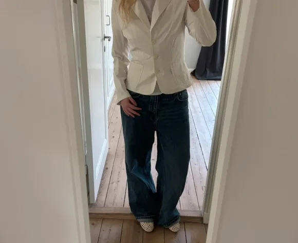 Hvid sommerjakke