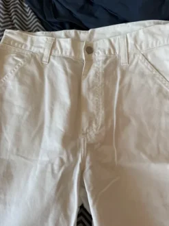 Hvide Carhartt Single Knee pants