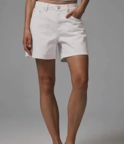 Hvide denim shorts