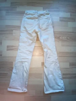 Hvide flare jeans