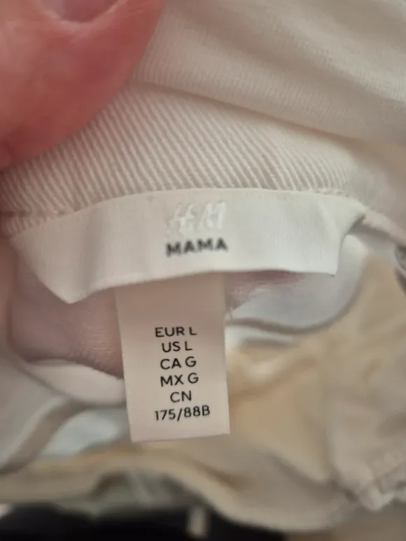 Hvide graviditetsjeans