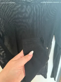 Hype The Detail Mesh Bluse