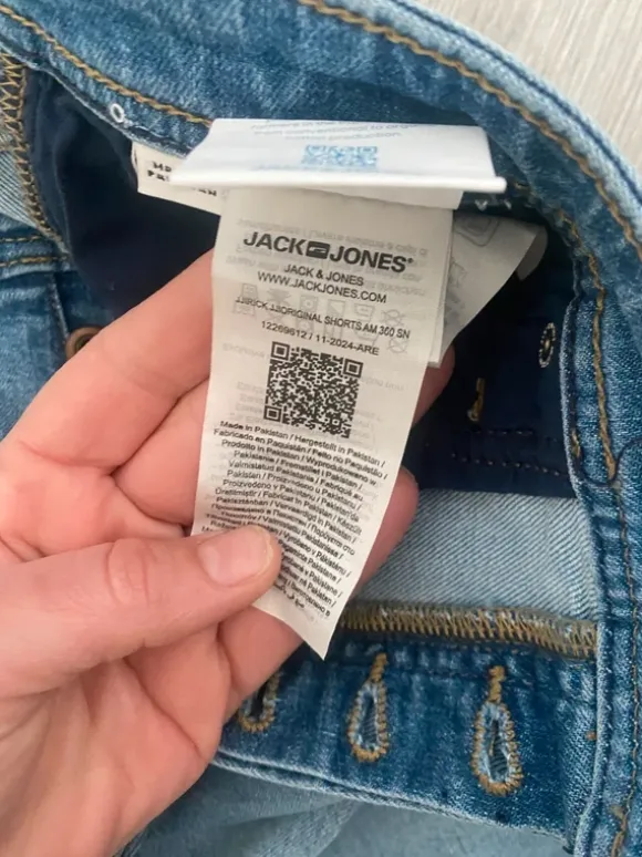 Jack & Jones blå shorts, storlek XL