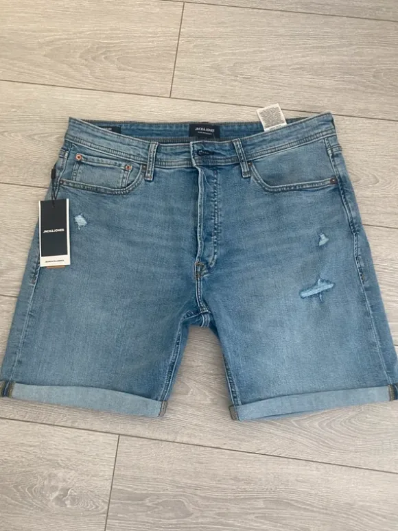 Jack & Jones blå shorts, storlek XL