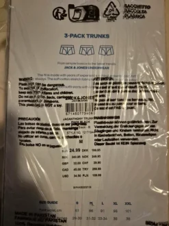 Jack and Jones underwear