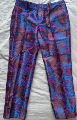 J.Crew Garden Pants – Midnight Floral Jacquard, 6