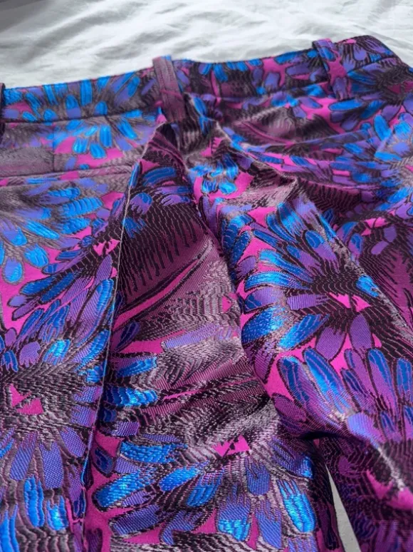 J.Crew Garden Pants – Midnight Floral Jacquard, 6