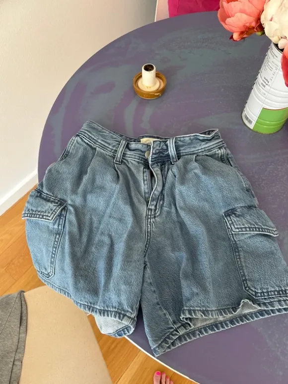 Jean Mom Shorts