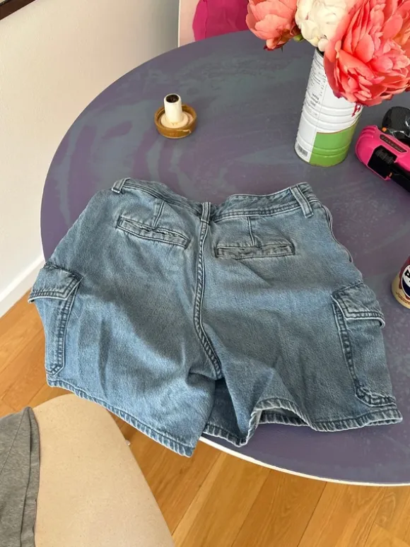 Jean Mom Shorts
