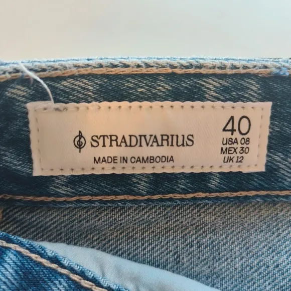 Jeans med rinsten