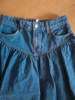 Jeansowa spódnica maxi 34