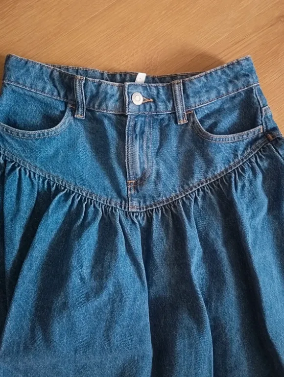 Jeansowa spódnica maxi 34