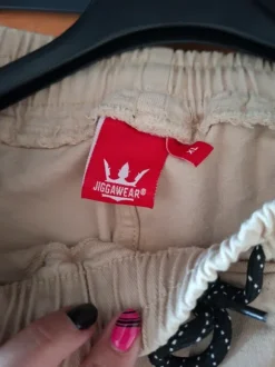 Jeansy jogery Jiggawear xl beżowe meskie