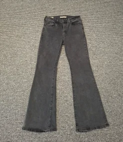 Jeansy Levi's 726 flare wysoki stan dzwony strech W29