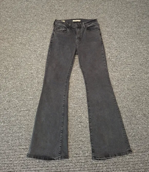 Jeansy Levi's 726 flare wysoki stan dzwony strech W29