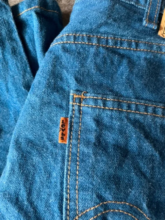 Jeansy Levi’s 505 Orange Tab W31 L32 proste straight denim