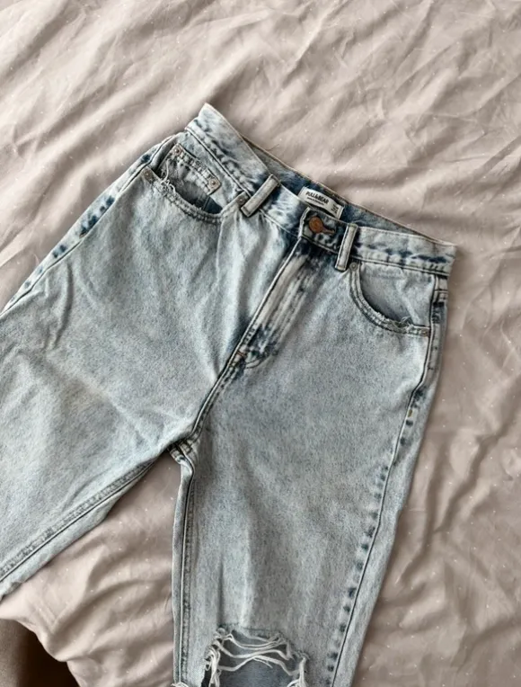 jeansy mom fit boyfriend S pull&bear