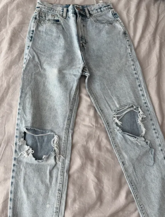 jeansy mom fit boyfriend S pull&bear