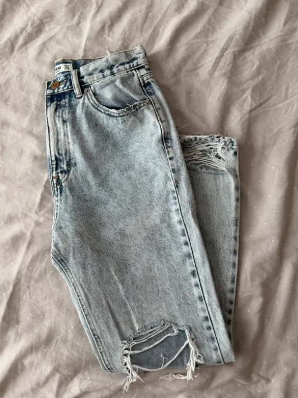 jeansy mom fit boyfriend S pull&bear