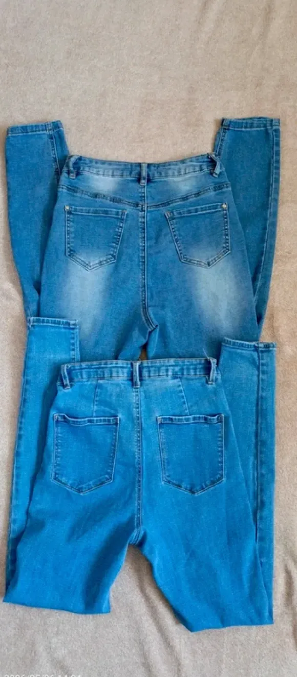 Jeansy z wysokim stanem, rozmiar 38 Primark, Sinner