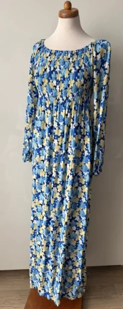 Jia Qi Sukienka Maxi M/L Kwiaty Boho Cottagecore Bawełniana Summer 2026