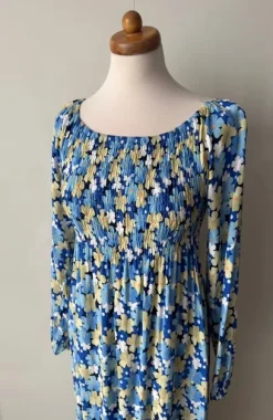 Jia Qi Sukienka Maxi M/L Kwiaty Boho Cottagecore Bawełniana Summer 2026