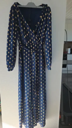 Jumpsuit med Guldprint