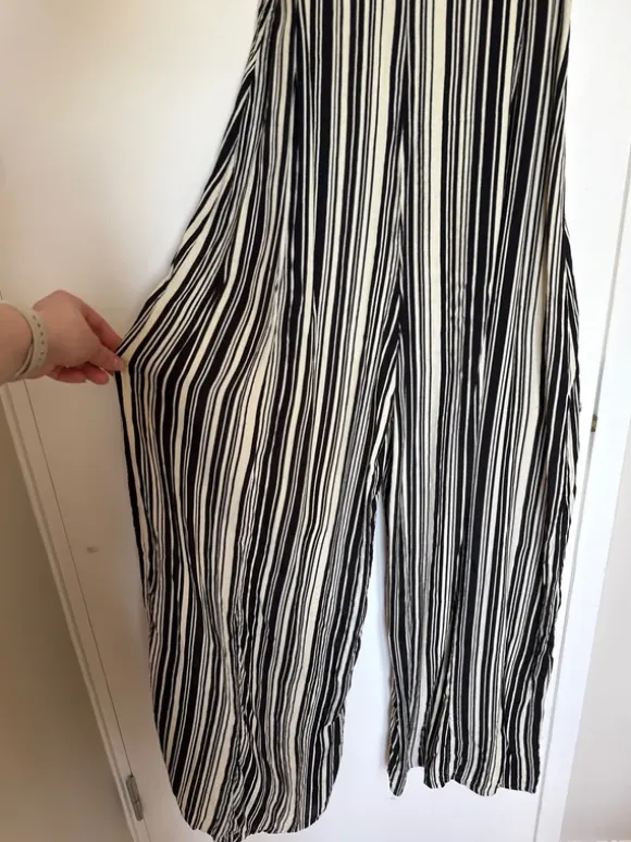 Jumpsuit Svart/vit-randig H&M