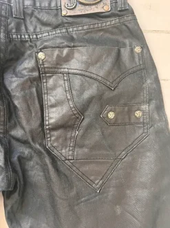 Just Cavalli waxed denim