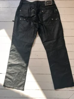 Just Cavalli waxed denim