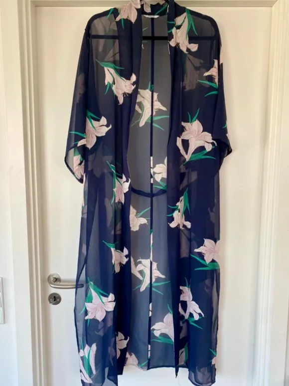 Kimono med bindebånd