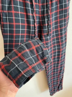 Klassisk grunge ternede bukser i 100% bomuld – Blød bomuld – Str. M fra H&M