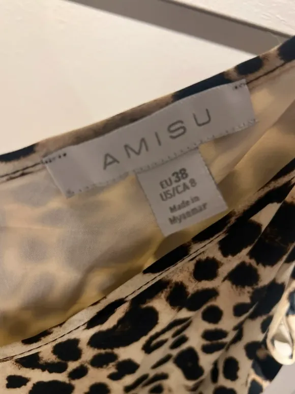 Klänning leopard Amisu