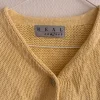 Knit short sleeve cardigan